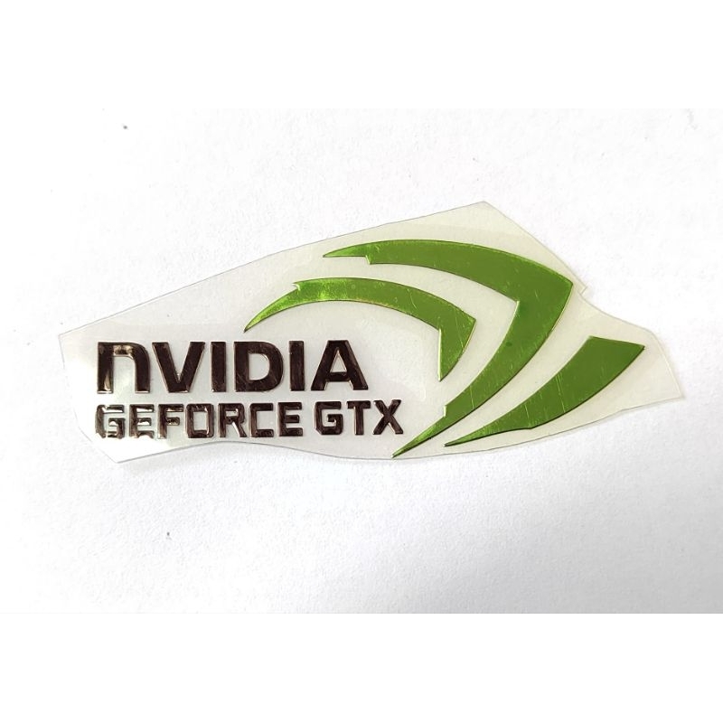 Nvidia Sticker Geforce GTX RTX Graphics Card Sticker Lable Metal Stickers PC Desktop Laptop Notebook Shopee Malaysia