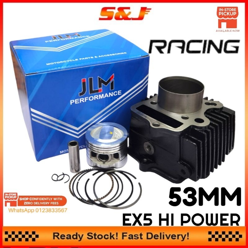 JLM EX5 HI POWER 53 53MM RACING BLOCK SET IRON POWER FULL SET Shopee