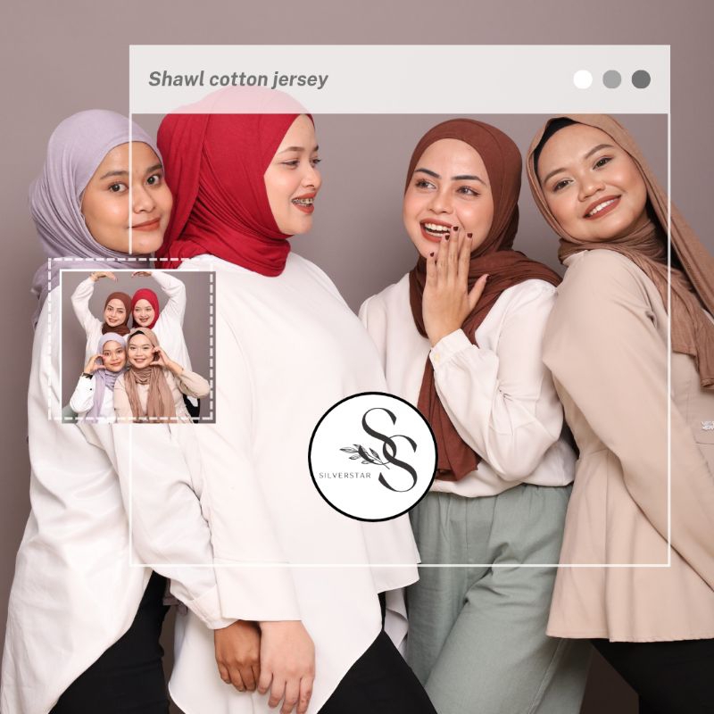 shawl malas cotton jersey