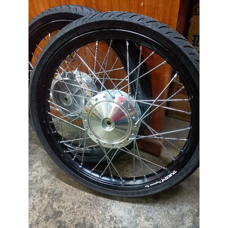 EX5 DREAM WAVE100 ALLOY RIM SET 1.40X17 TAIKOM《SIAP SENTAR & BARING》HUB ...