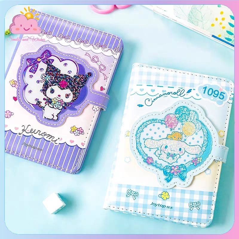 A6 Notebook Soft Leather Cover Sanrio Kuromi Cinnamoroll Pochacco Buku ...