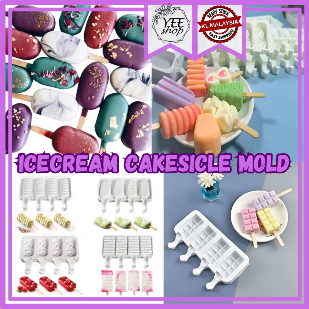 Buy Silicone Cakesicle Molds, Cake Popsicles