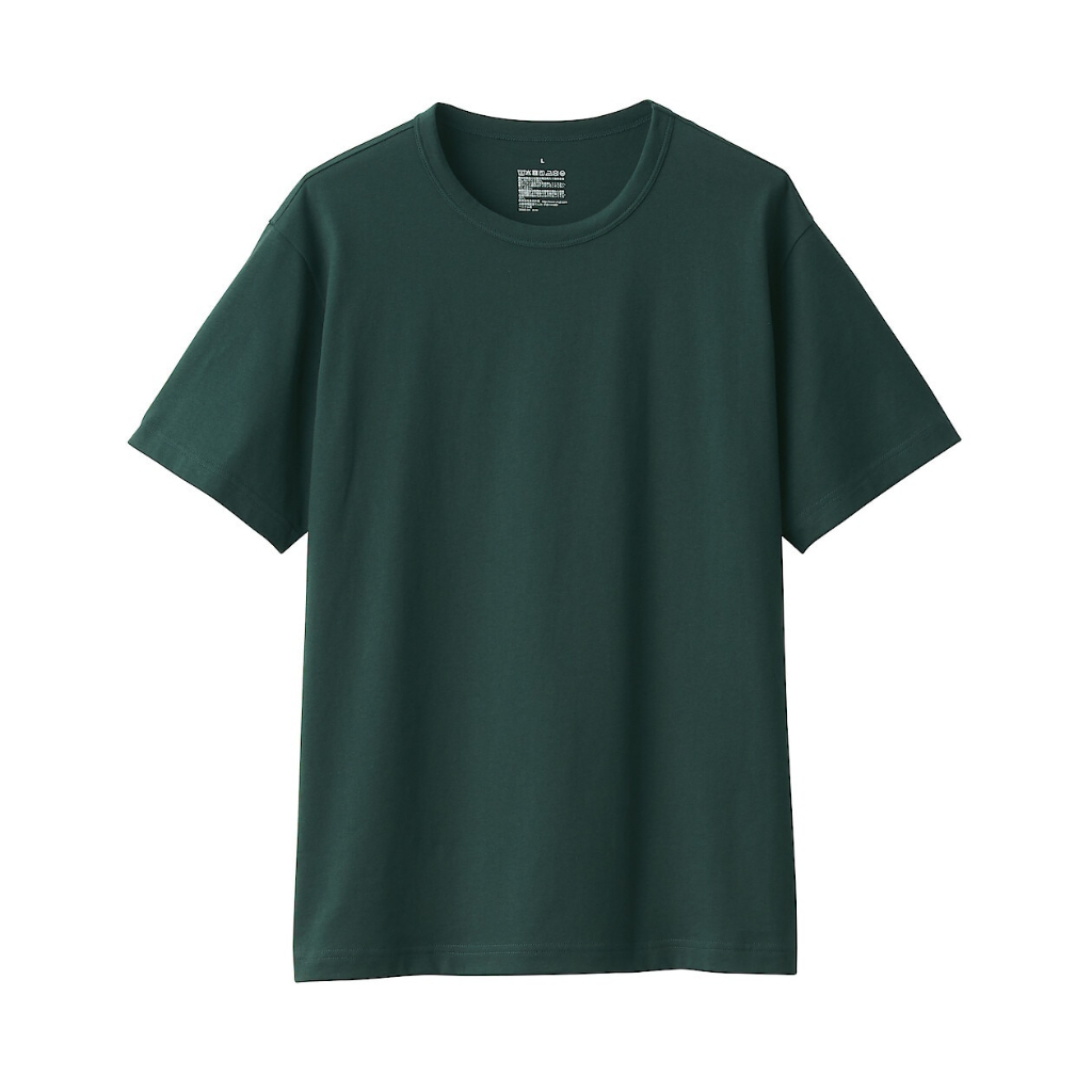 MUJI Men's Jersey Short Sleeve T-shirt (Crew Neck) | Shopee Malaysia