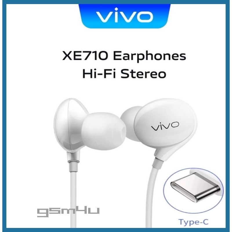 ORI VIVO XE710 USBC Earphone V29 V27e V27 V27 Pro V25e V23e V21 T1 Pro
