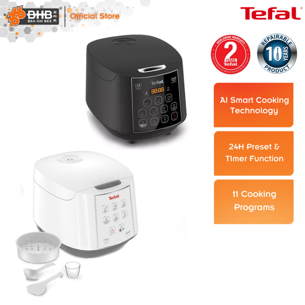 Tefal RK736B Rice Cooker Easy Rice Plus 1.8L (10 Cups) / RK7321 - 8 ...