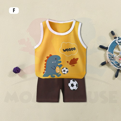 Kids Singlet Baby Boy Baju Singlet Baby Clothes Set Singlet Baby Girl