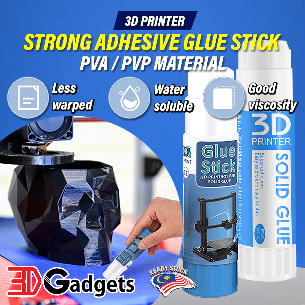3D Printer Strong Adhesive PVA / PVP Glue Stick for FDM 3D Printer Two
