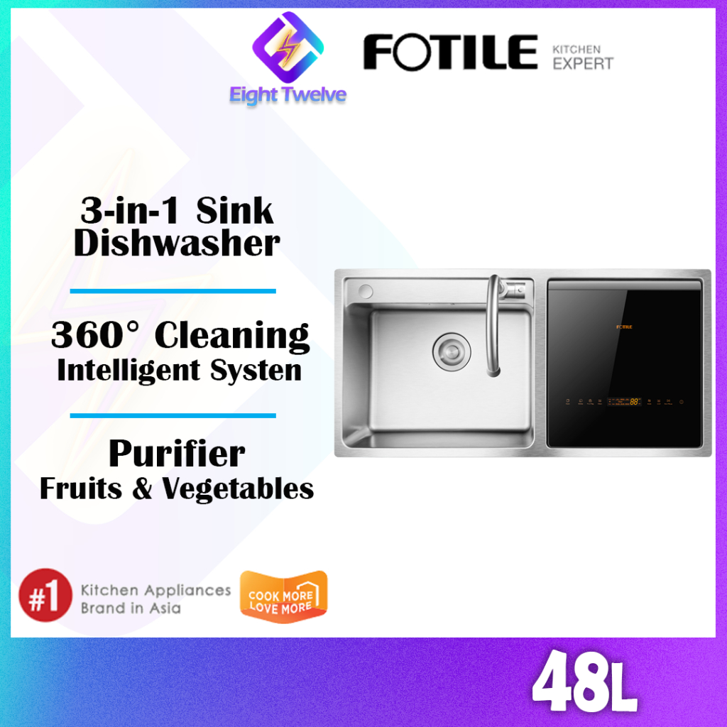 FOTILE 3 in 1 Sink Dishwasher with AllClean Intelligent System SD2F