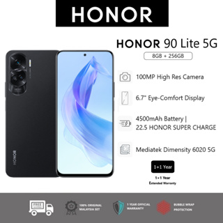 Honor 90 Lite 5G (8GB+5GB Extended Ram)+256GB Rom (Original Malaysia Set)  With Premium Gift –