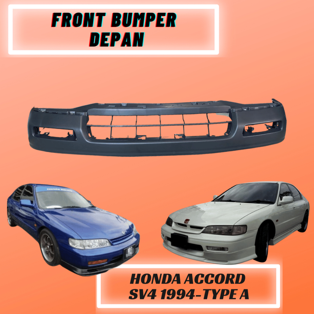 Honda Accord Sv4 1994 Front Bumper Depan Kereta Material Pp New High ...