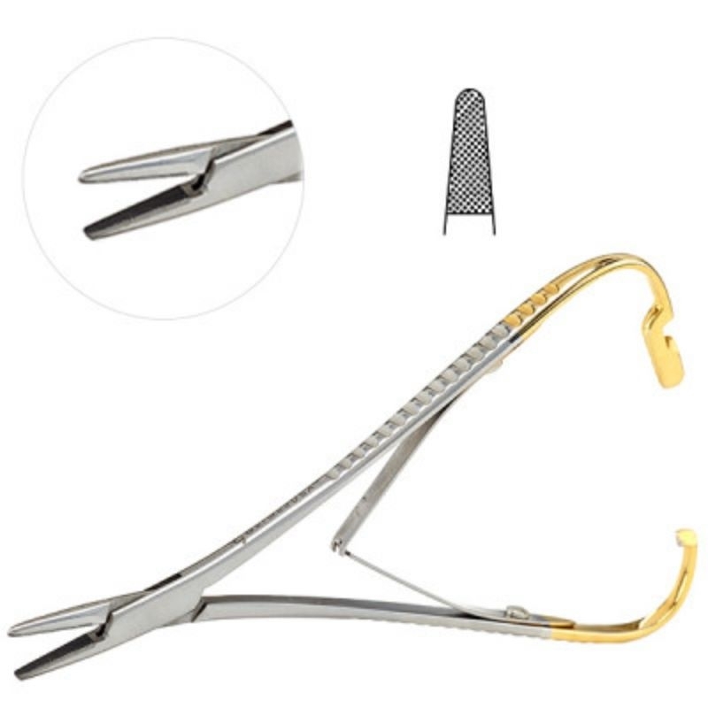 Dental Mathieu TC Needle Holder Plier Forceps | Orthodontic Grasp ...