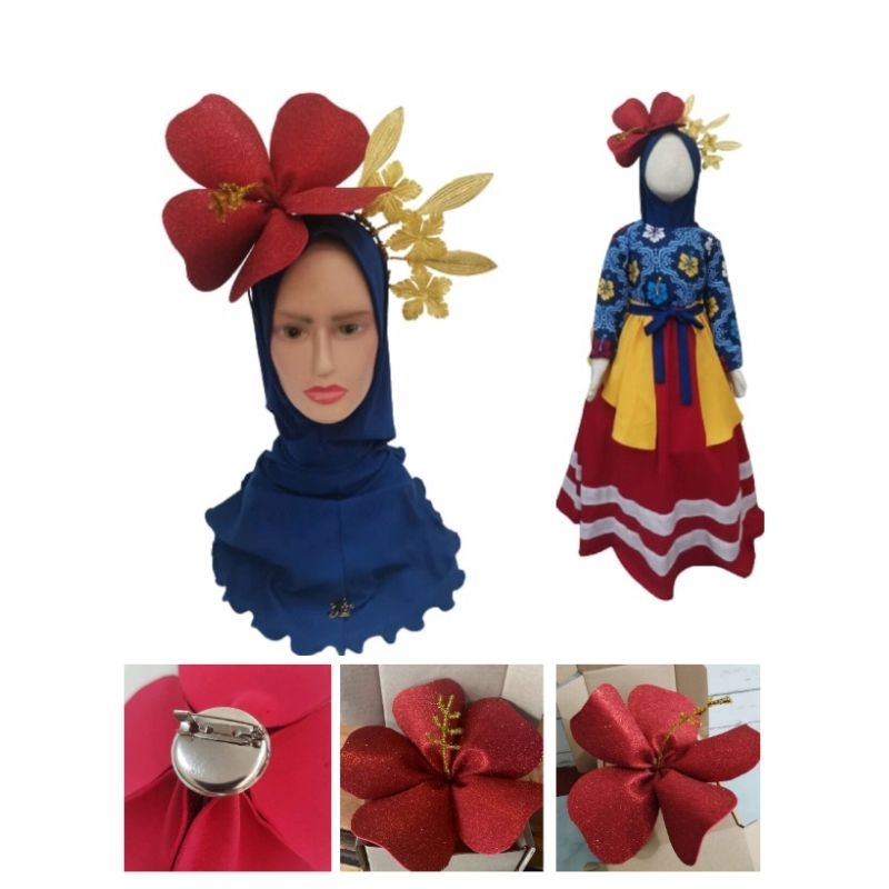 [MERDEKA] PIN BUNGA RAYA & CEKAK SANGGUL | Shopee Malaysia