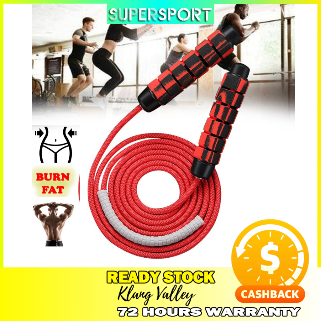 Heavy Rope Tali Skiping Nylon Rope Skipping Rope Speed Jump Rope Gym ...