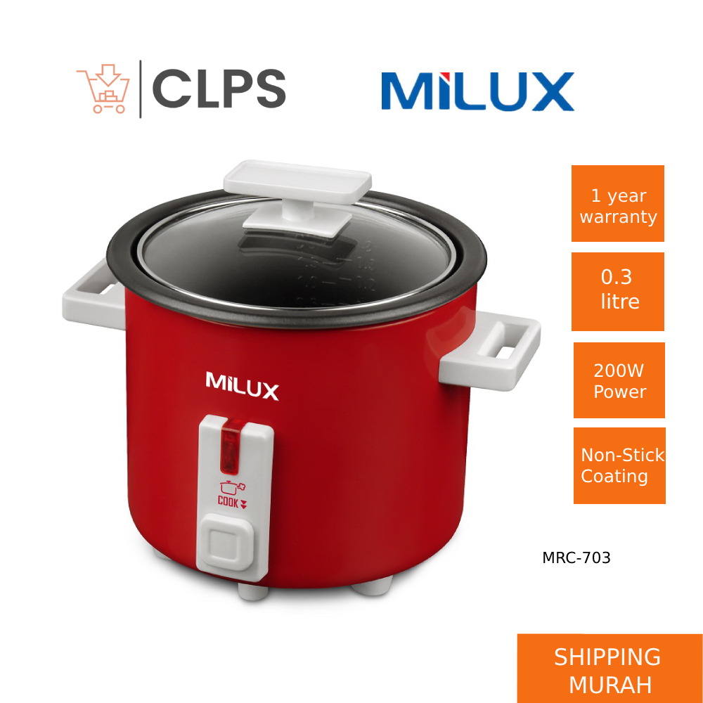Milux MRC7103RG Classy Mini Rice Cooker MRC7103RG MRC703 MRC703