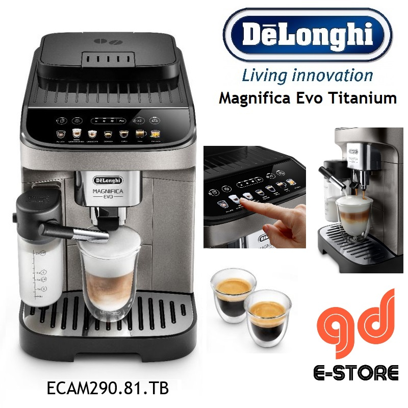 Delonghi ECAM29081TB Magnifica Evo Titanium Black Fully Automatic