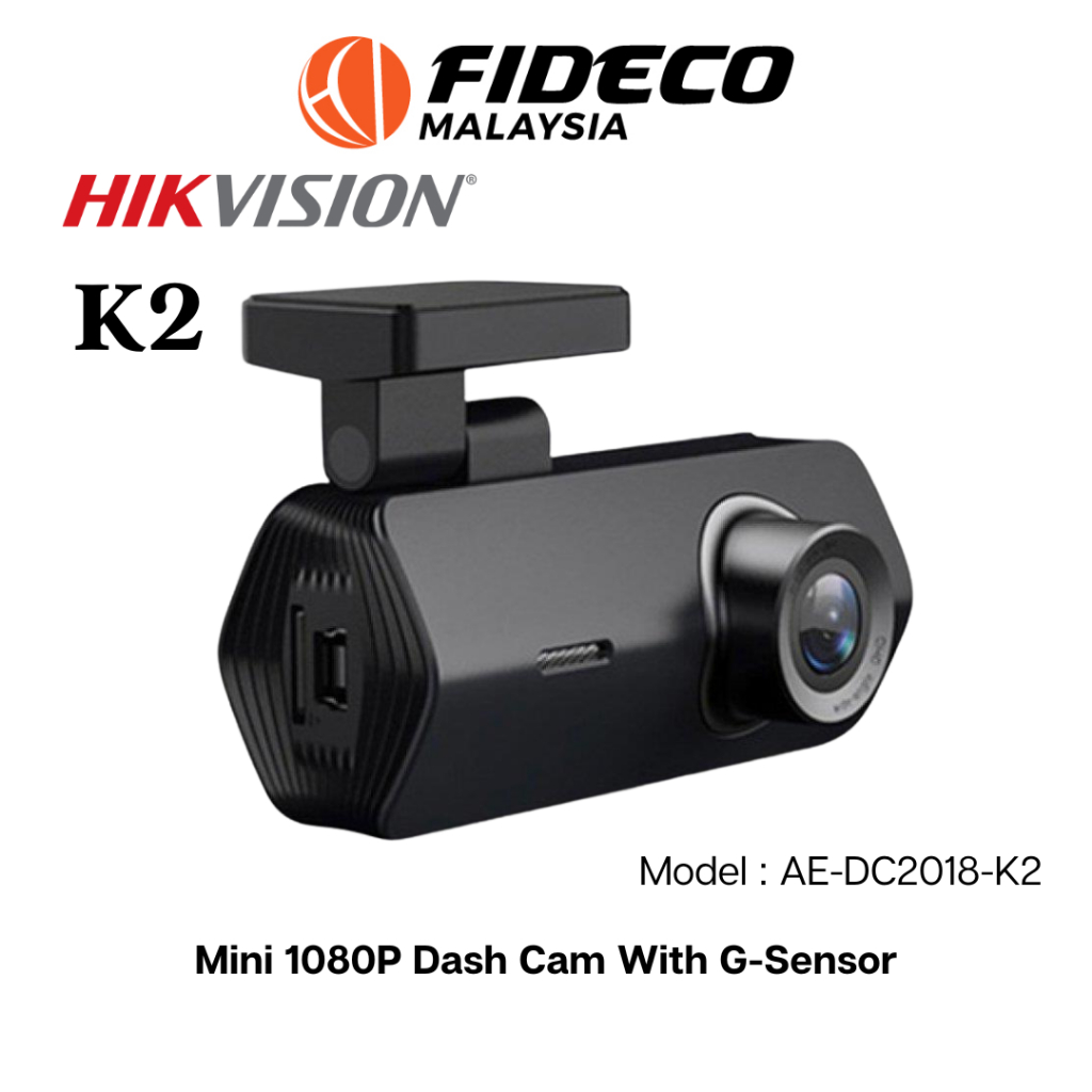 Hikvision K2 Car DashCam mini 1080P dash cam With G-Sensor, Parking ...