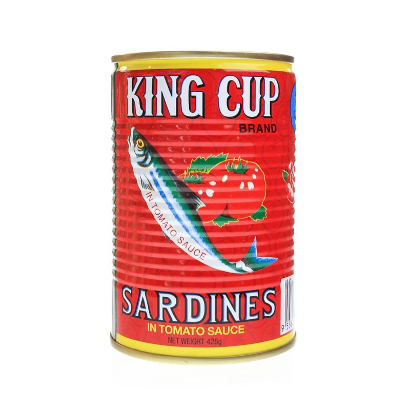 425g King Cup Brand Sardines In Tomato Sauce Canned Halal Shopee Malaysia
