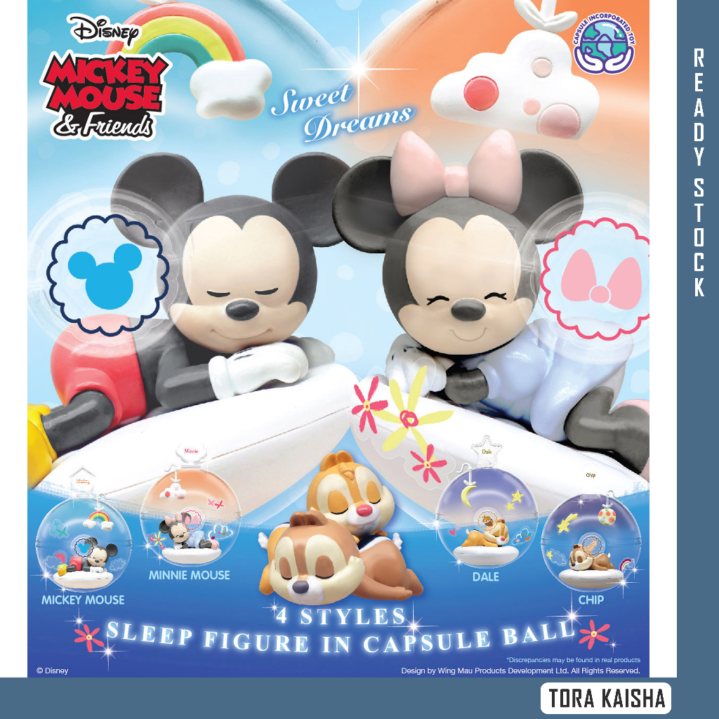 [DISNEY] Mickey Mouse Sweet Dream Capsule Toy Figurines | Shopee Malaysia