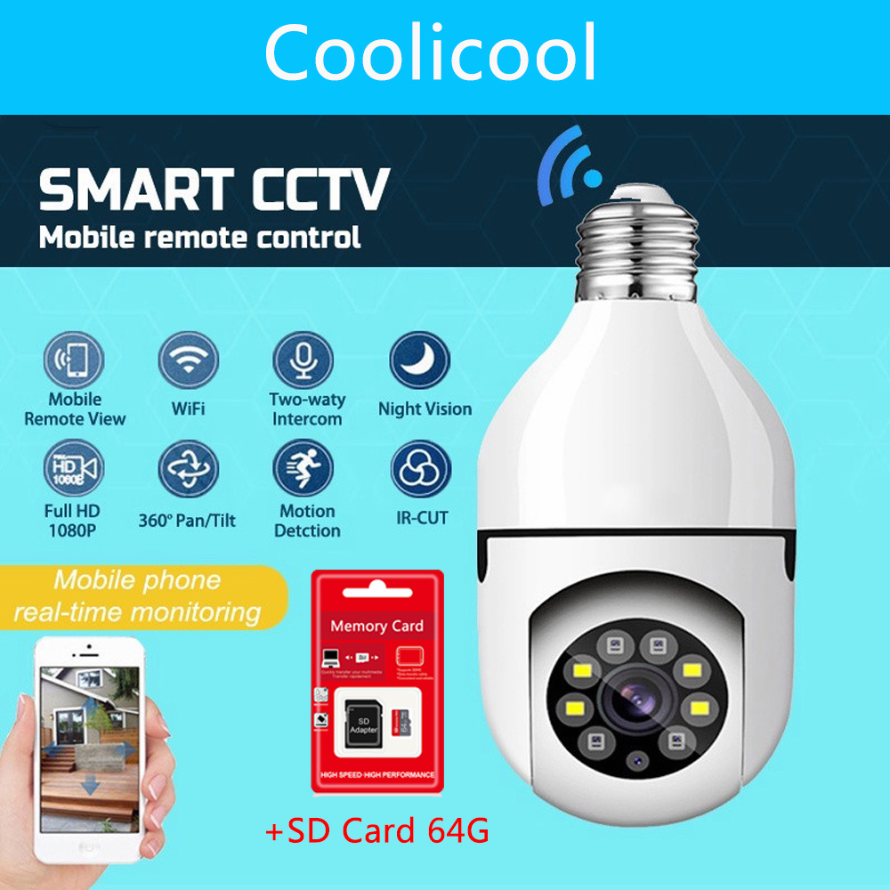 (Malaysia Stock) Security Alarm CCTV Camera 1080P Wireless IP Security