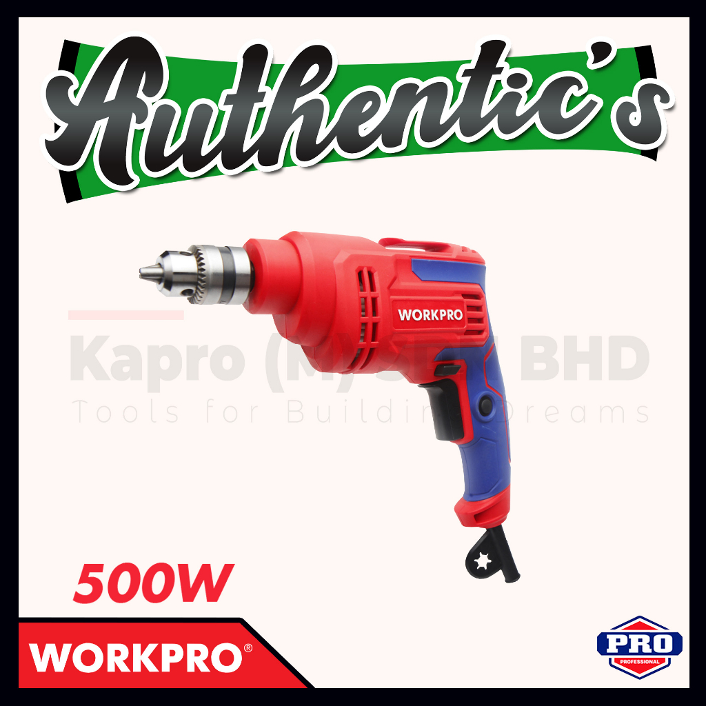 WORKPRO WP470000 PROFESSIONAL 500W ELECTRIC DRILL 10MM | Shopee Malaysia