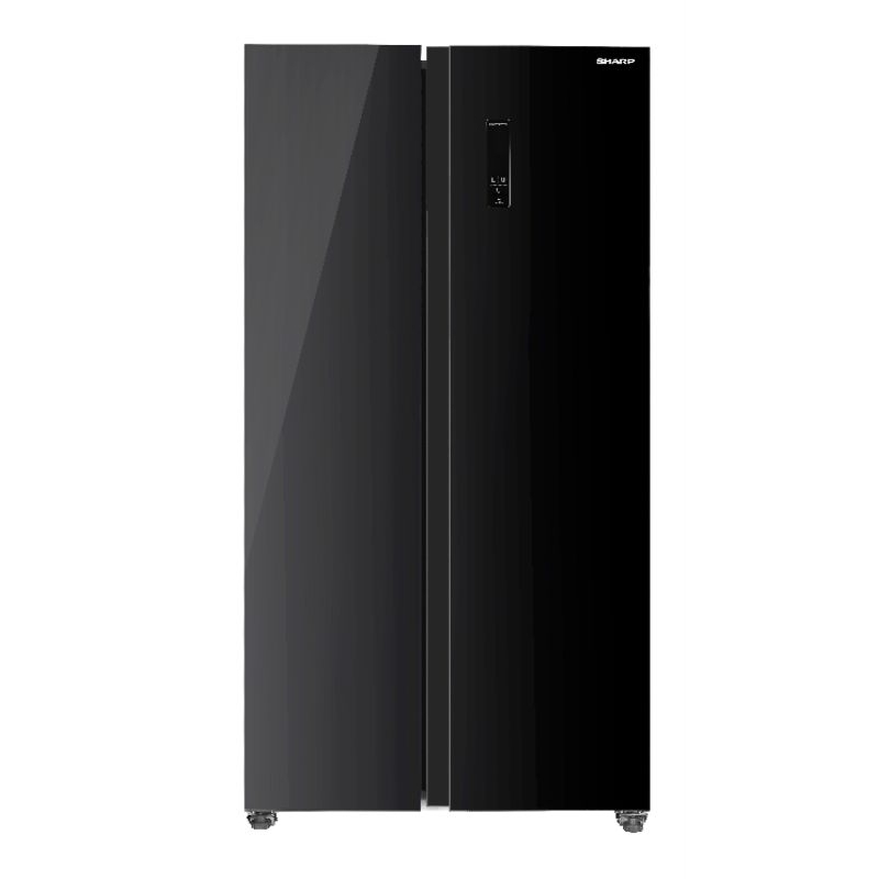 SHARP 620L SIDE BY SIDE FRIDGE INVERTER GLASS DOOR MODEL SJX6322GK