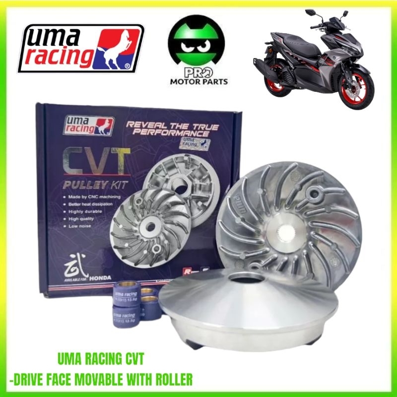 UMA RACING DRIVE FACE MOVABLE FRONT PULLY ADV150 PCX HONDA UMA DRIVE ...