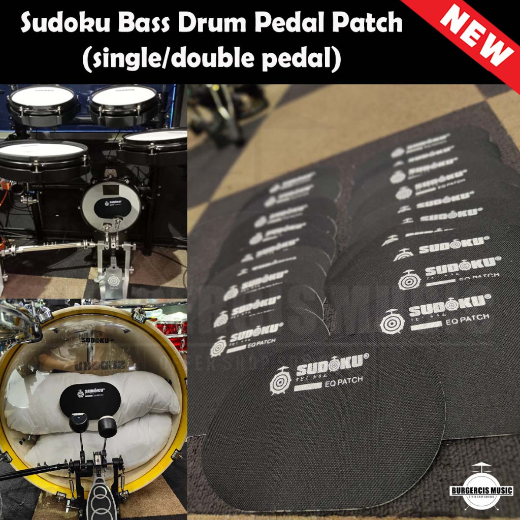 Sudoku Drum Double Pedal Patch Bass Drum patch single pedal patch kick