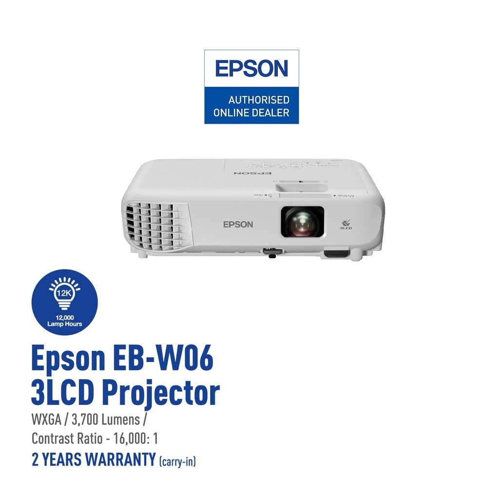 Epson EB-E01 3300 Lumens EPSON EB-X51 EB-X06 EB-W06 3700 lumens