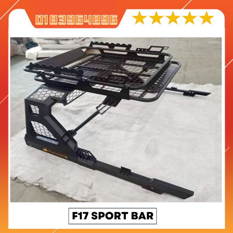 Force 4WD F17 Roll Bar Sport Bar with Rack For Ford Ranger Isuzu Dmax ...