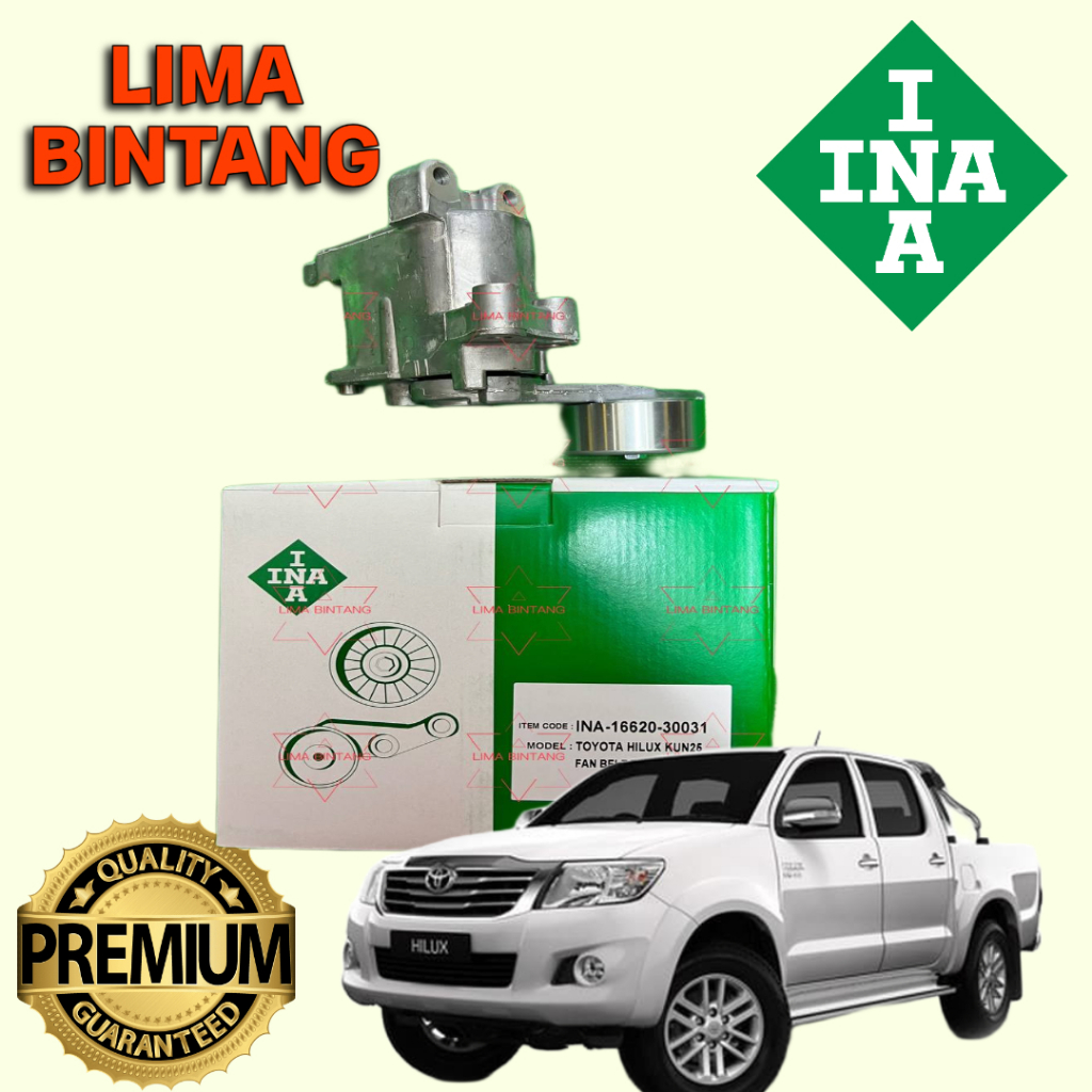INA FAN BELT TENSIONER TOYOTA Hilux Vigo KUN25 KUN26 ORIGINAL EQUITMENT