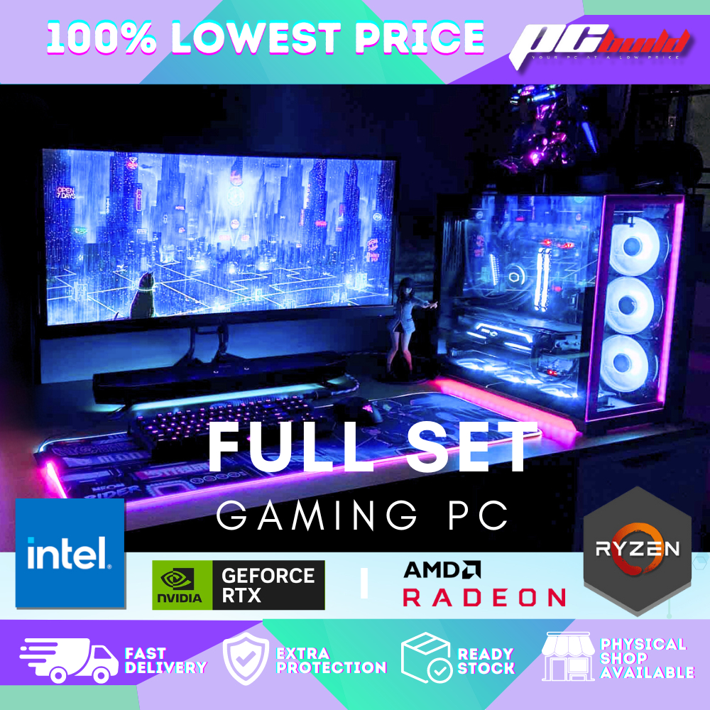 BUDGET GAMING PC / DESKTOP / PC / RYZEN PC GAMING | Shopee Malaysia