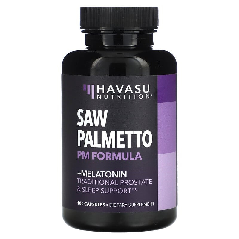Havasu Nutrition, Saw Palmetto PM Formula, 100 Capsules Shopee Malaysia