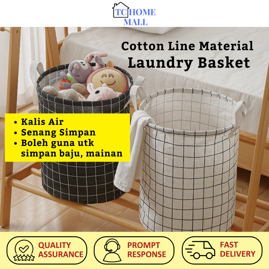 Foldable Laundry Basket Storage Box Waterproof Large Bag Dirty Clothes
