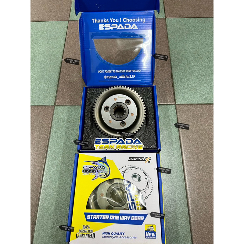 STARTER ONE WAY GEAR&BEARING ESPADA RACING Y15ZR Shopee Malaysia