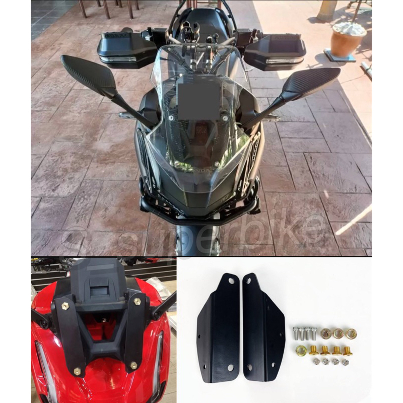 Honda ADV160 ADV150 Rear Side Mirror + Bracket Adapter Fixed Stent