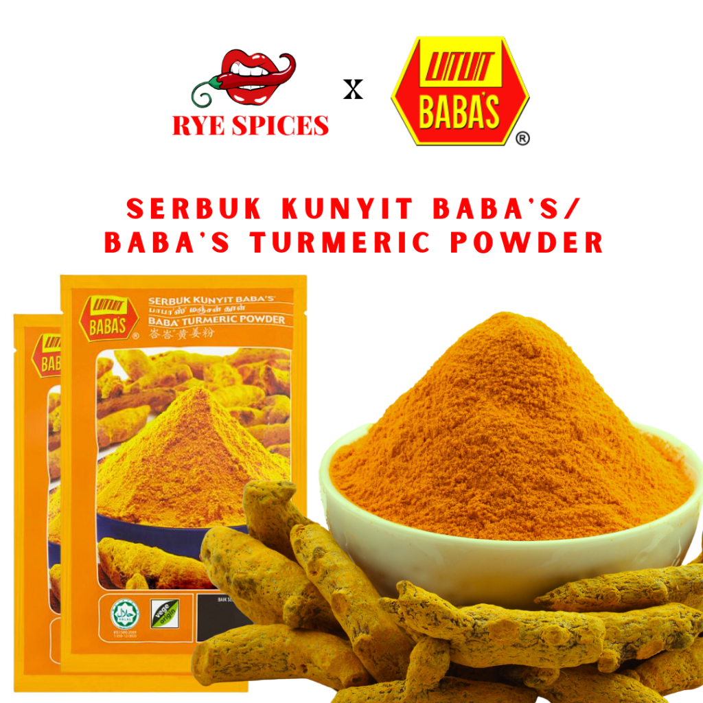 Serbuk Kunyit Babasbabas Turmeric Powder Halal Shopee Malaysia 5213