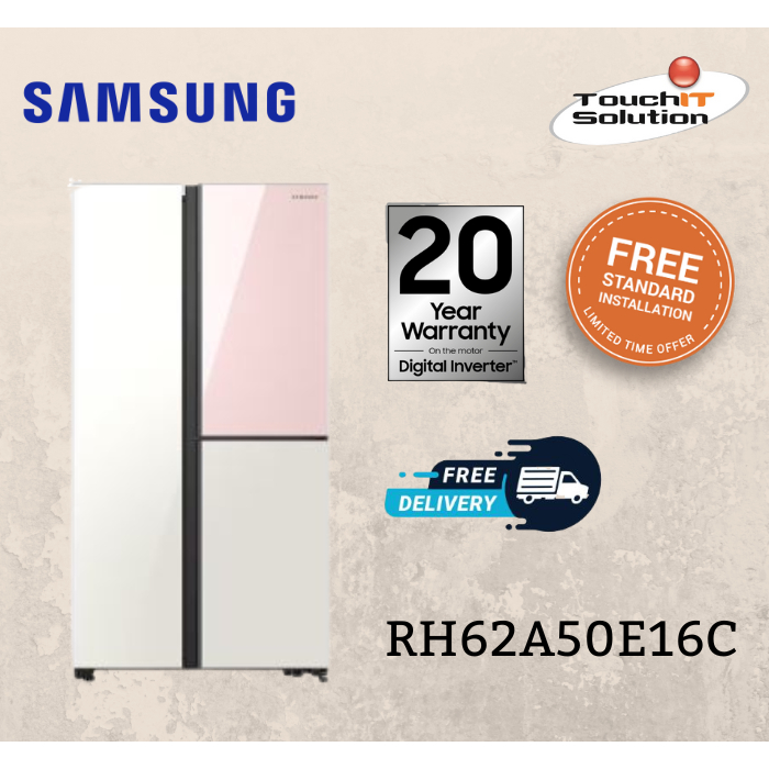 Samsung RH62A50E16C 676L Side by Side with Food Showcase Refrigerator
