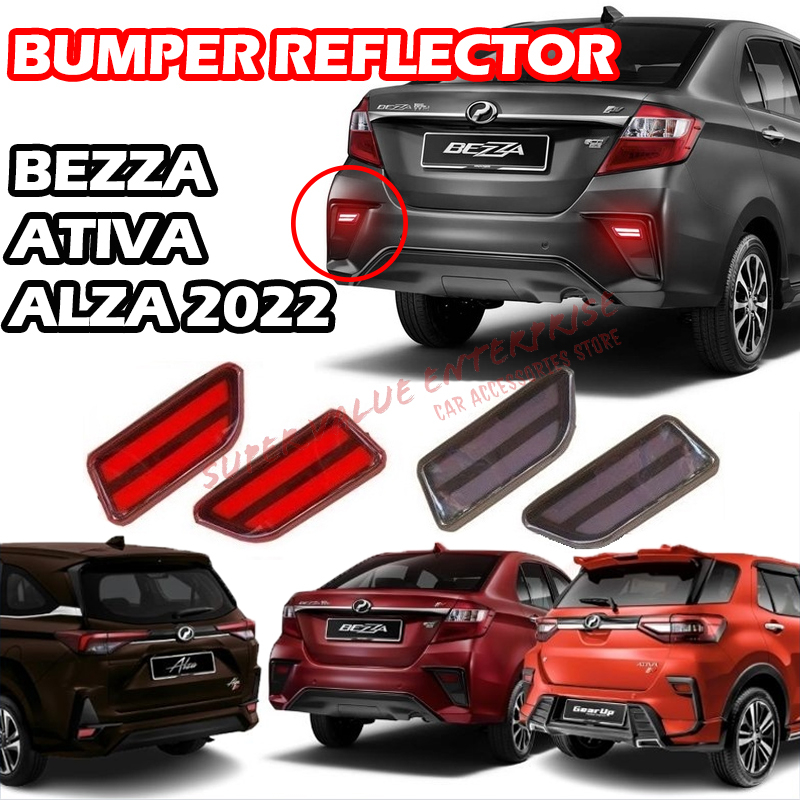 Perodua Ativa 2021 Alza 2022 Bezza 2020 Rear Bumper Reflector with ...