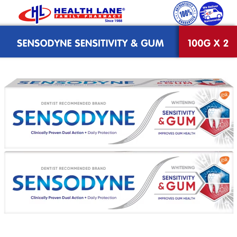 Sensodyne Sensitivity & Gum (100g x 2) | Shopee Malaysia