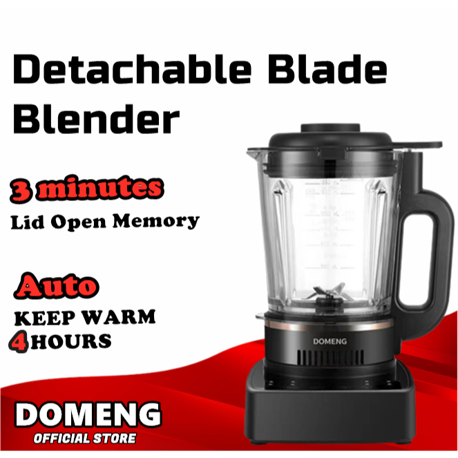 DOMENG J2 Blender Heavy Duty Mixer Food Processor Ice Blander Kering