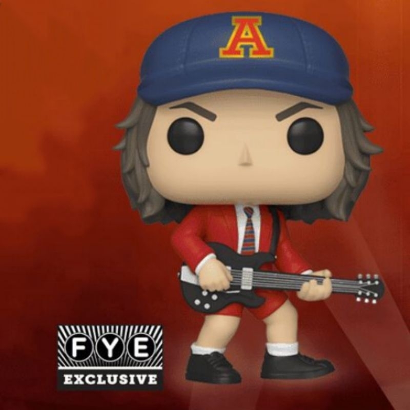 Funko Pop! Rocks #91: AC DC - Angus Young Red Suit (FYE exclusive ...