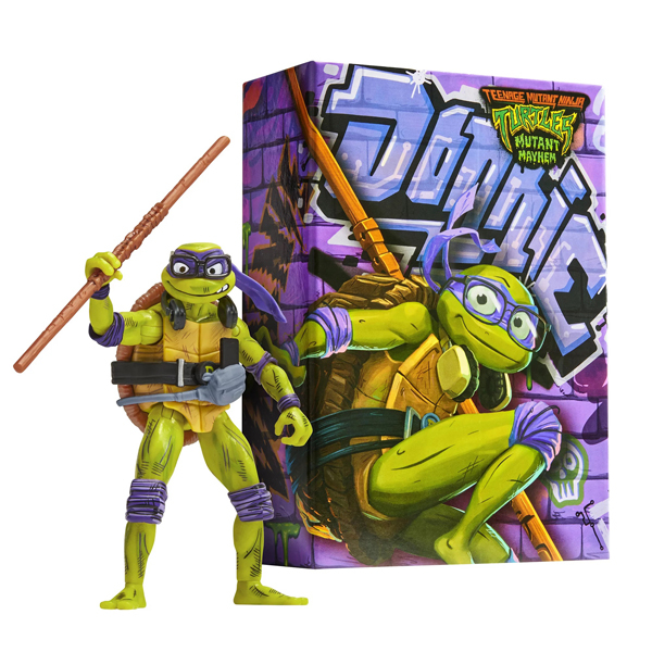 Playmate Toys Teenage Mutant Ninja Turtles Mutant Mayhem Basic Figure Donatello Cel Shaded 5360