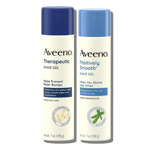 Aveeno Therapeutic Positively Smooth Shave Gel with Oat and Vitamin E