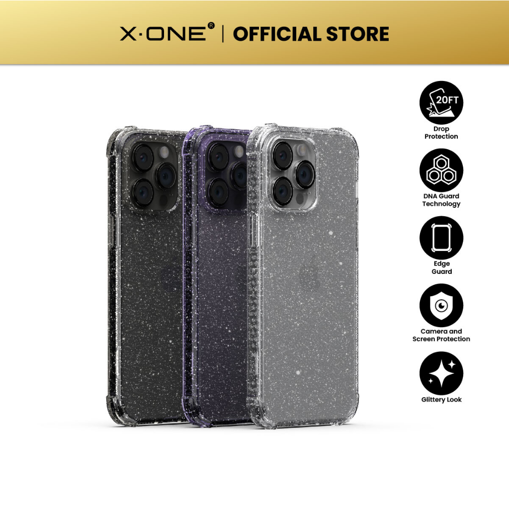 X.One Dropguard Pro Glitter Series Impact Protection Casing for i phone ...