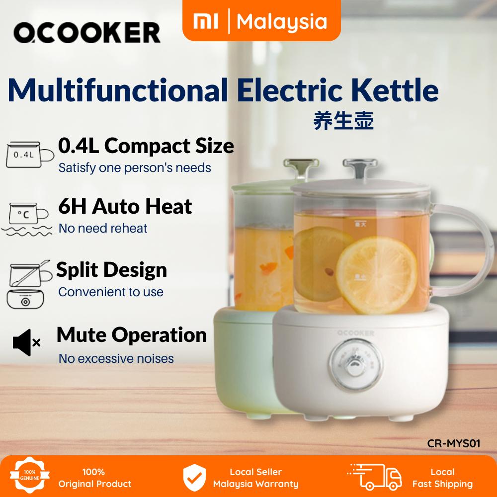QCOOKER Multi Function Electric Kettle Health Pot Shopee Malaysia