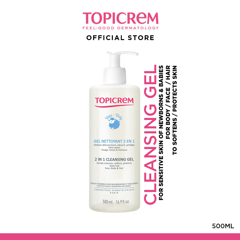 Topicrem Baby 2 in 1 Cleansing Gel (500ml) | Shopee Malaysia