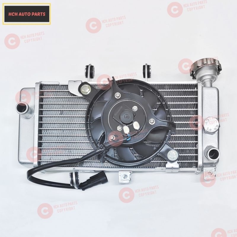 RADIATOR COOLANT TANK & BLOWER ASSY - RFS 150i/ R18i (100% Q.J BENELLI ...