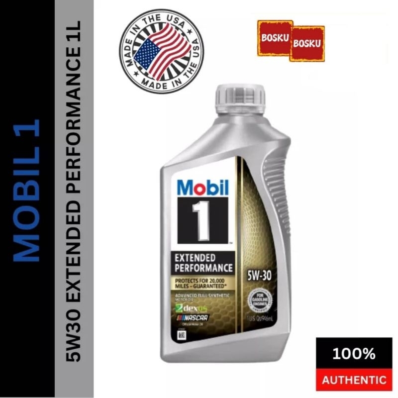 (MADE IN USA) Mobil 1 Extended Performance 5w30 Fully Synthetic Engine