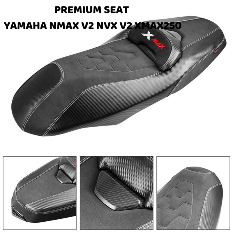 PREMIUM SEAT PHIPAON CARBON BLACK YAMAHA NVX V2 NMAX V2 XMAX 250 SIT