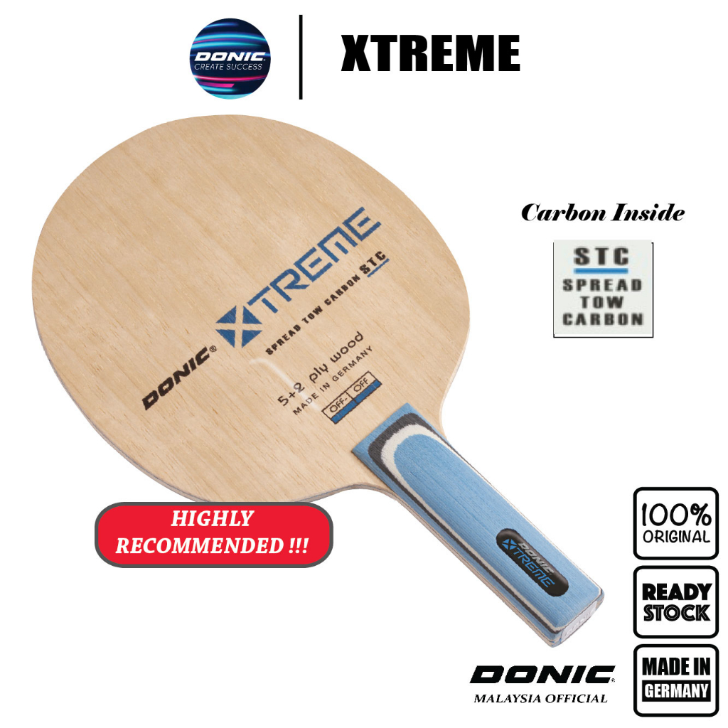 Donic Xtreme Fantastic Stiffness Attacking Table Tennis Blade | Shopee ...